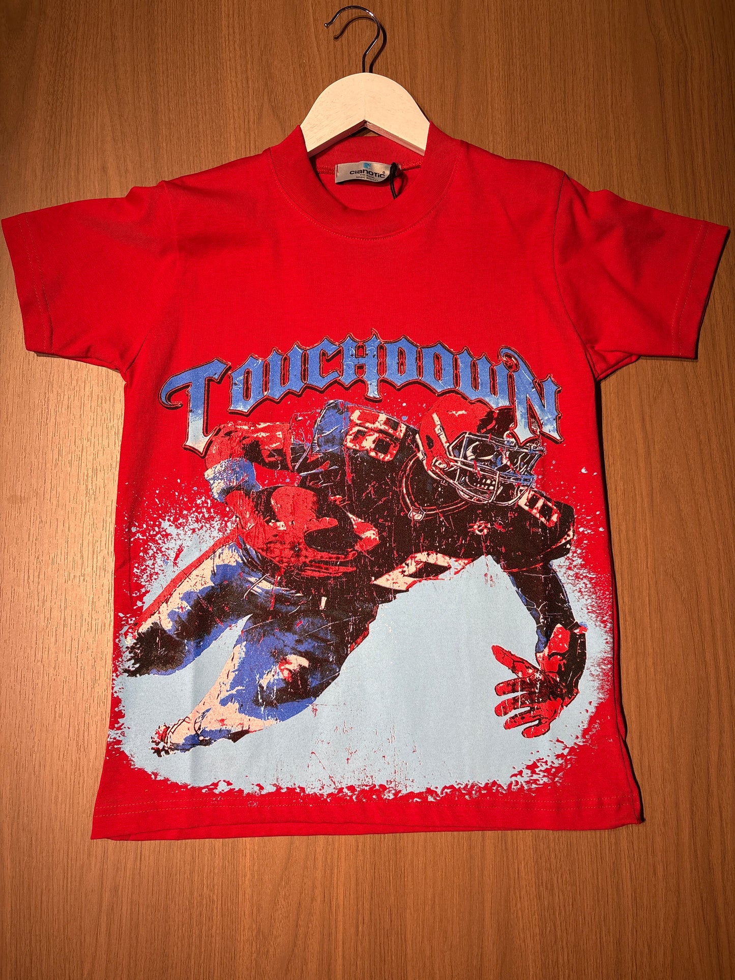 T-shirt Bambino Cianotic “TOUCH DOWN”