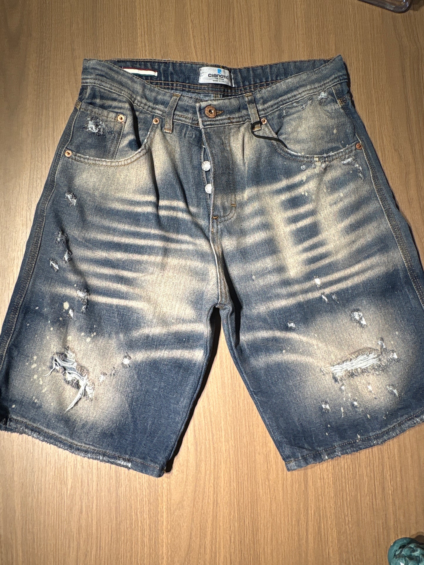 Bermuda sabbiato SFT Cianotic
