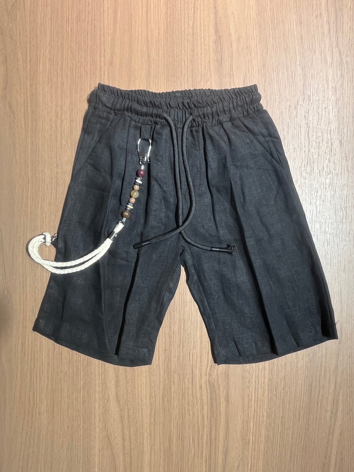 Bermuda bambino in Lino con catenina
