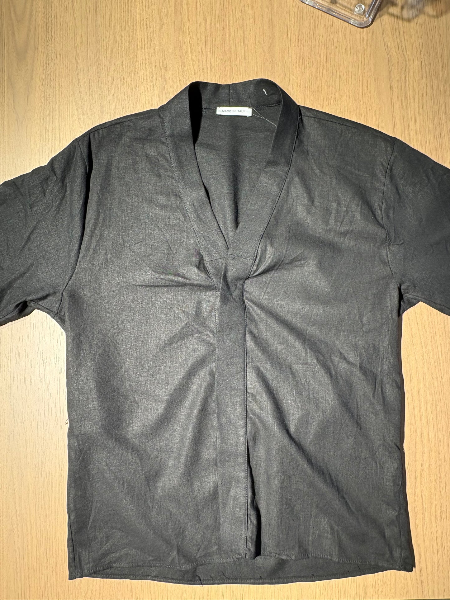 Camicia Uomo Estiva Collo Coreano