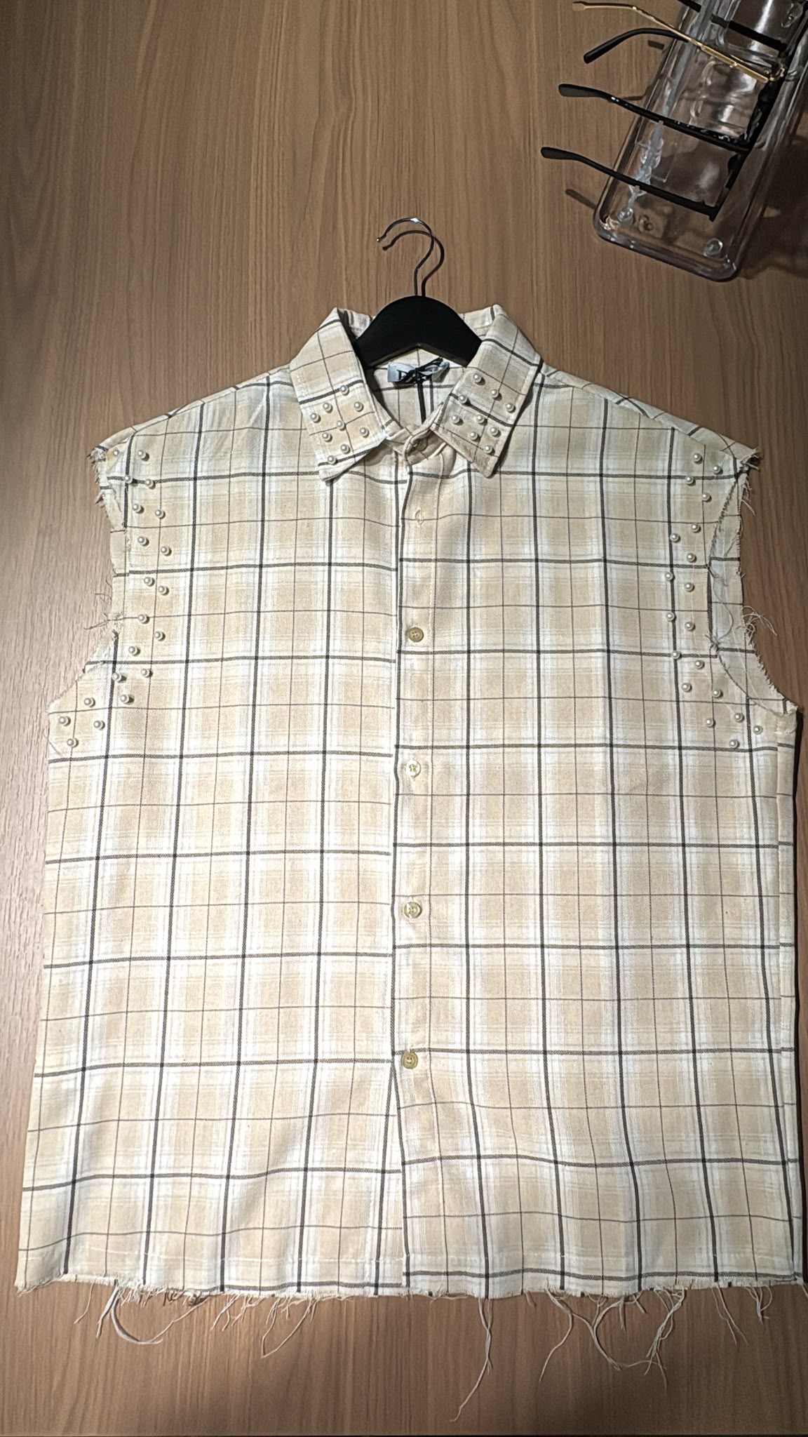 Camicia con brillanti