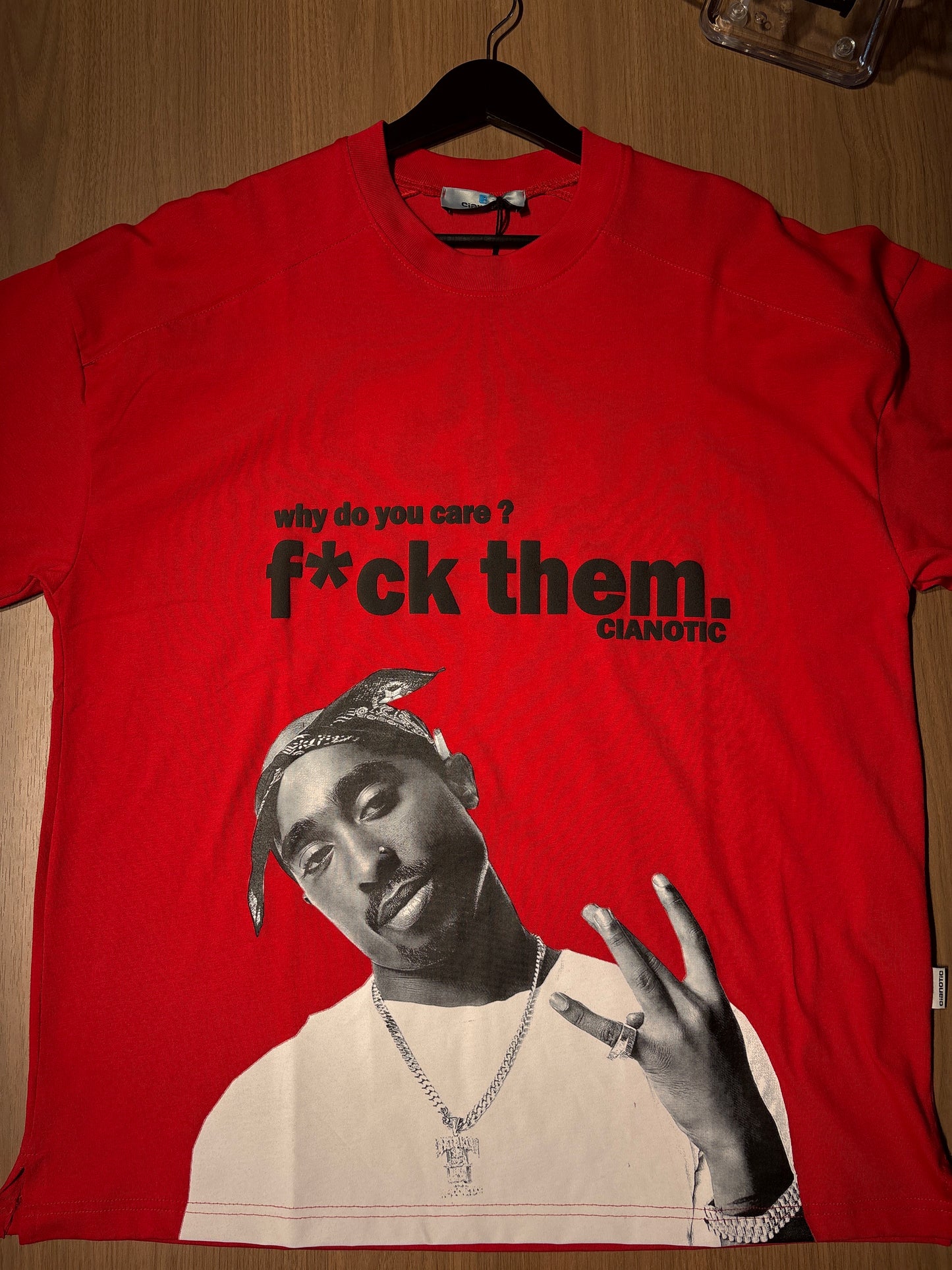 T-shirt Cianotic 2Pac