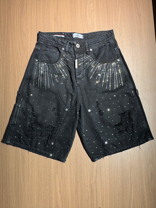 Bermuda uomo con brillanti Galaxy Cianotic