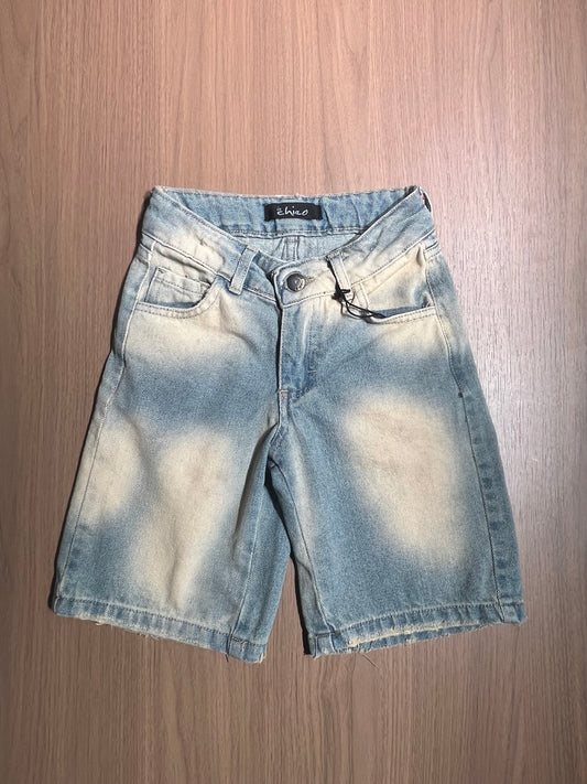 Bermuda bambino dí jeans sabbiato