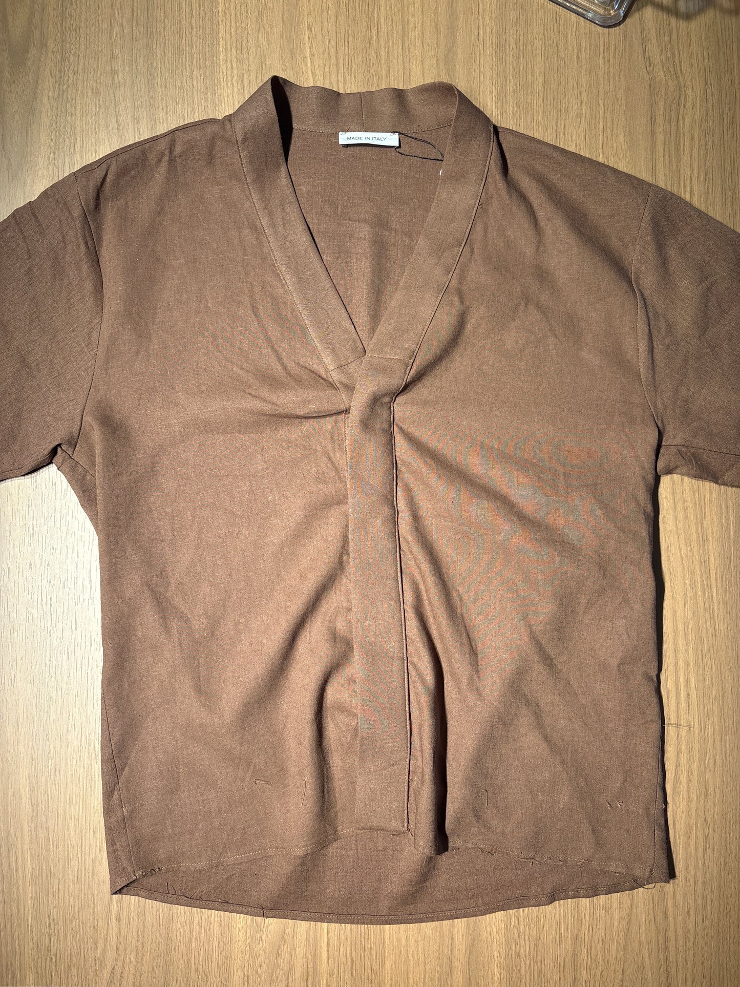 Camicia Uomo Estiva Collo Coreano