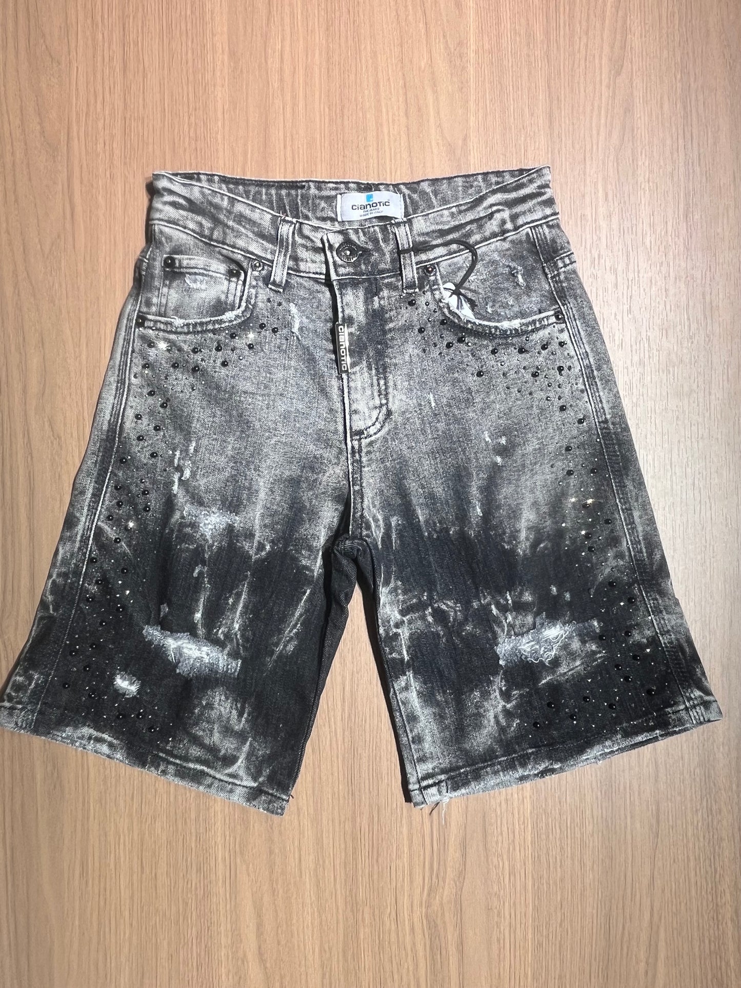 Bermuda bambino Cianotic con brillanti