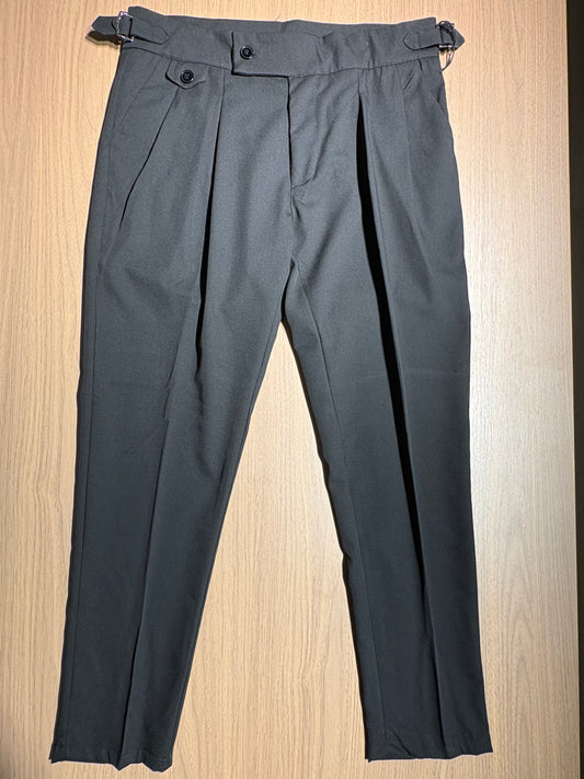 Pantalone Classico Uomo con Fibbie Laterali