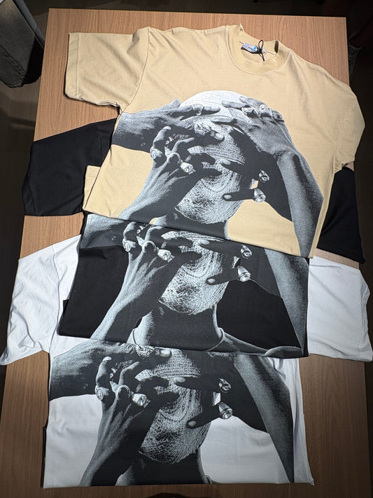 T-shirt Cianotic Crop Fear