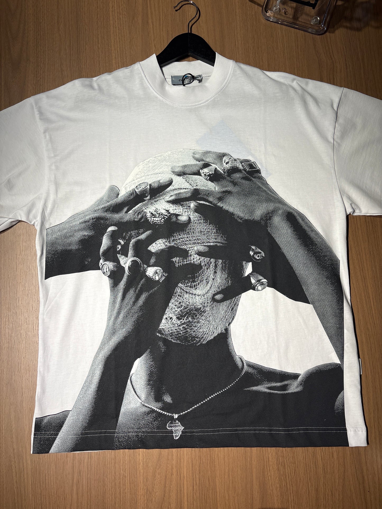 T-shirt Cianotic Crop Fear