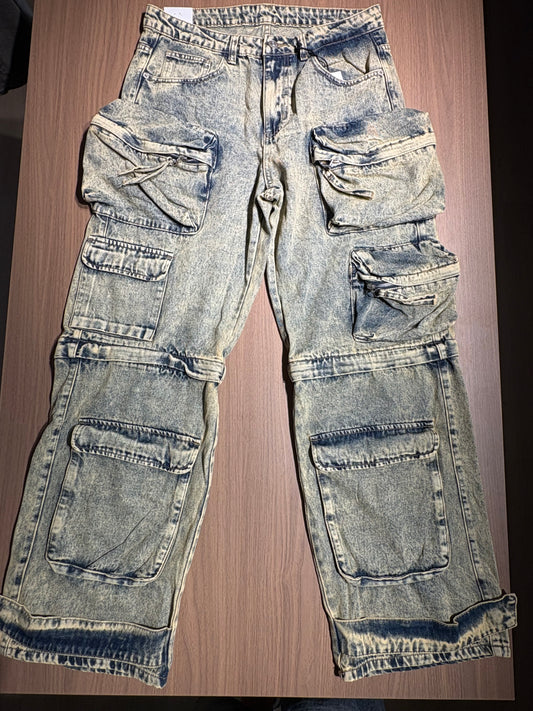Jeans uomo cargo