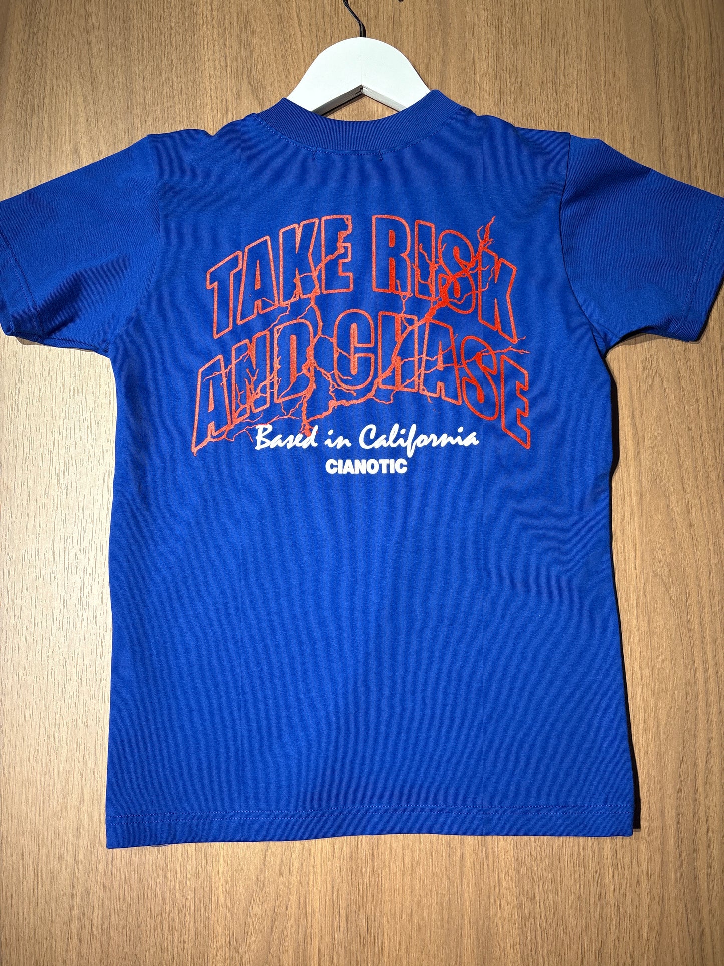 T-shirt Bambino Cianotic “RISK”