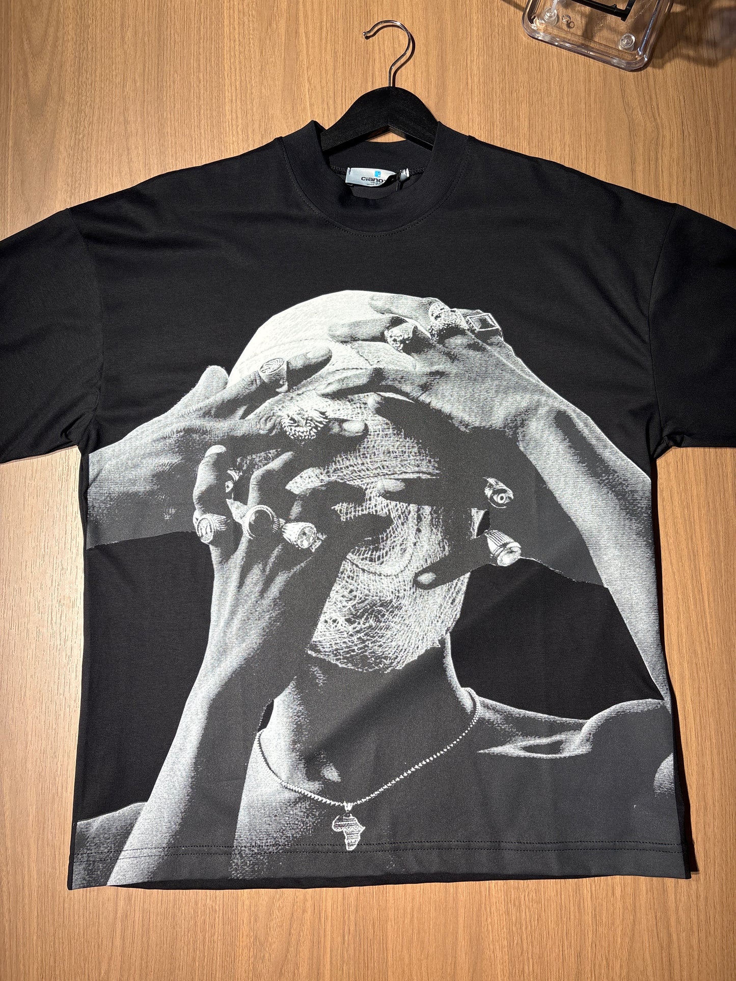 T-shirt Cianotic Crop Fear