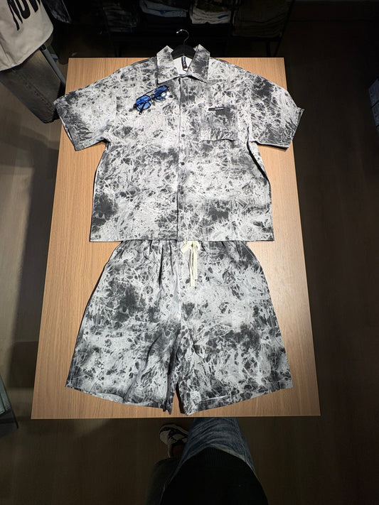 Coordinato Uomo con fantasia Grigio Scuro