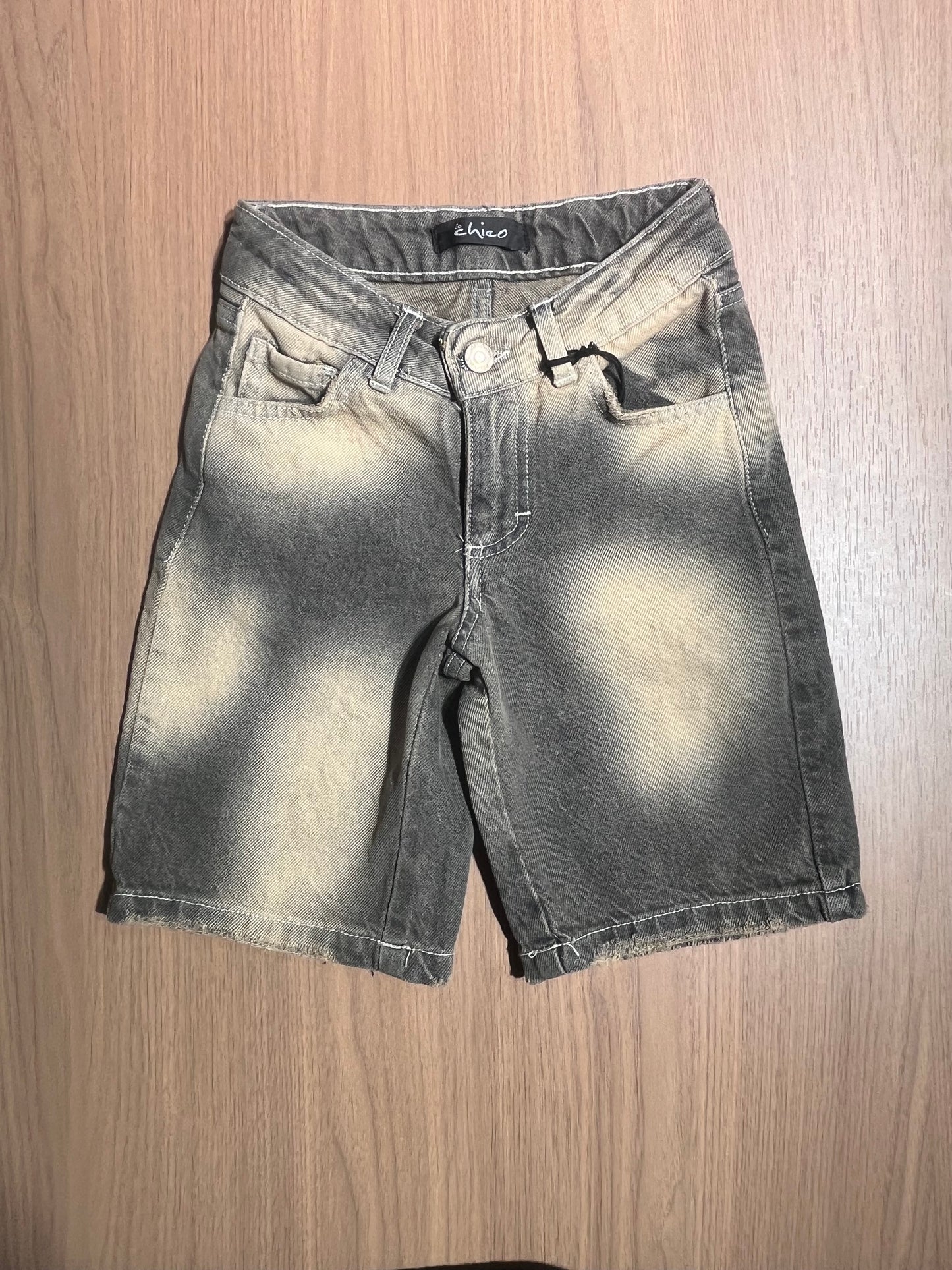 Bermuda bambino dí jeans sabbiato