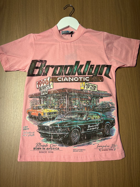 T-shirt Bambino Cianotic “BROOKLYN”