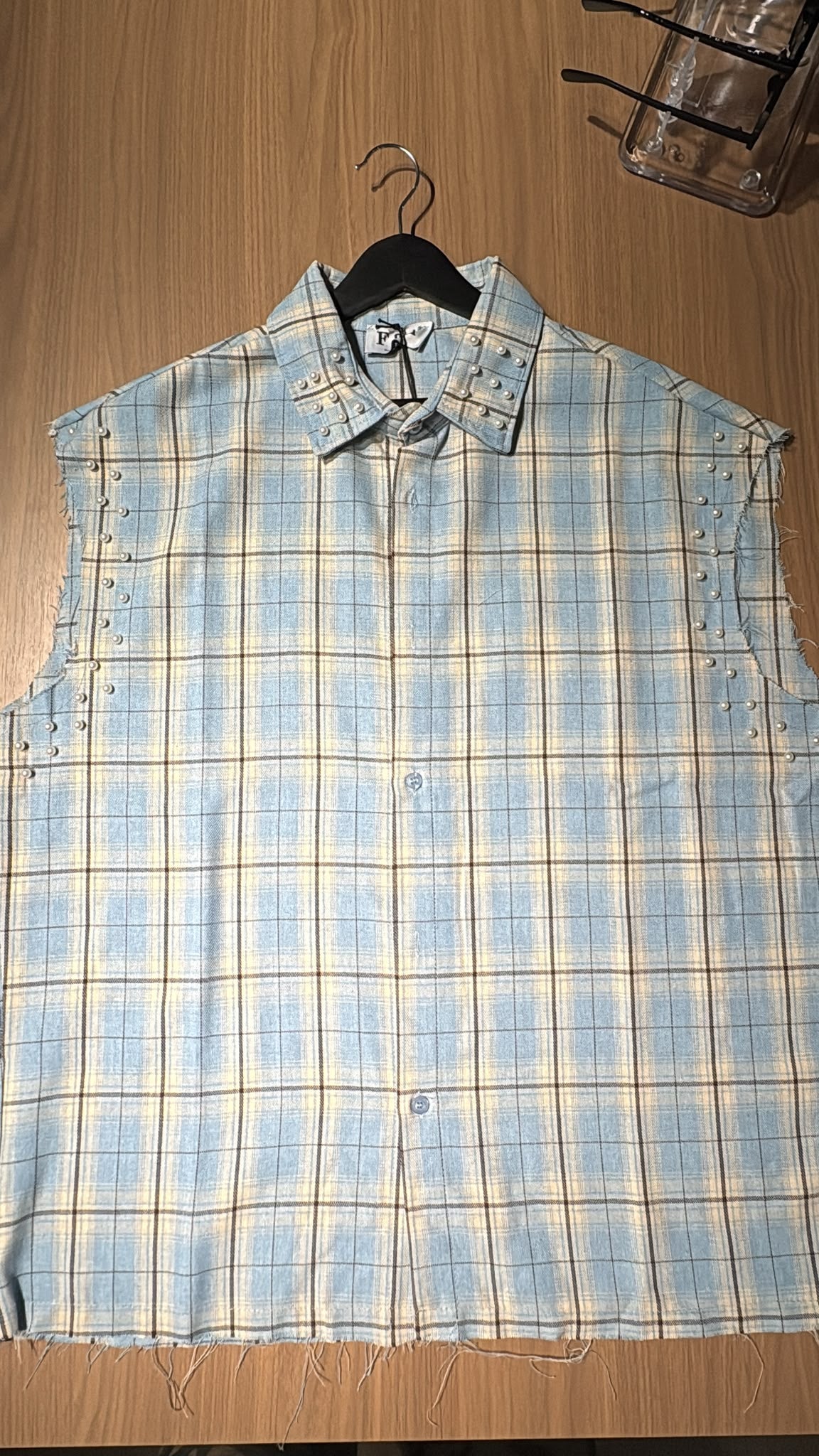 Camicia con brillanti